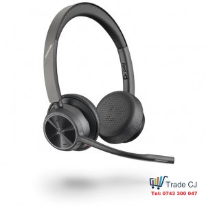 Plantronics Headset Office Call Center Poly VOYAGER 4320 UC, V4320-M USB-C