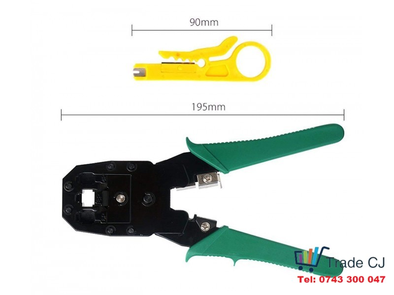 3 in 1 Modular Crimping Pliers, RJ45, RJ11 Cat5E si 6, LAN Cutter with Cable Cutter