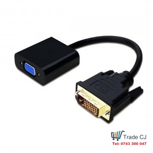 24-pin DVI-D converter to VGA HDTV