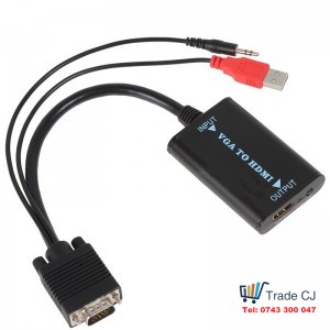 VGA converter to HDMI with audio USB VH01