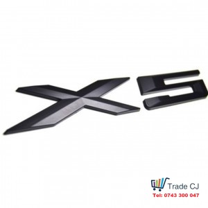Bmw X5 Matte Black ABS Emblem for Trunk