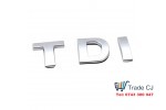 TDI Silver ABS Emblem for Trunk