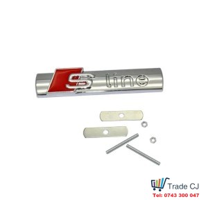 Chrome S-Line Grille Emblem