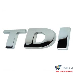 Chrome TDI emblem