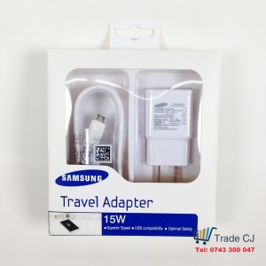 Original Fast Charge travel charger Samsung USB 5V 2.0A 9V 1.67A