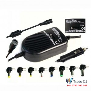 Universal Car Charger Auto DC Power Adapter Supply For Notebook Laptop 80W