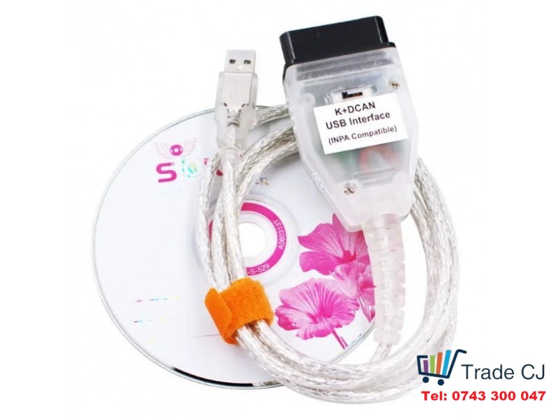 Interface Auto Diagnosis INPA K+DCAN BMW Mini Rover