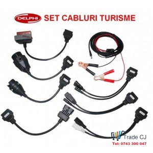 Kit set 8 pcs OBD2 Autocom Delphi adapter cables cars