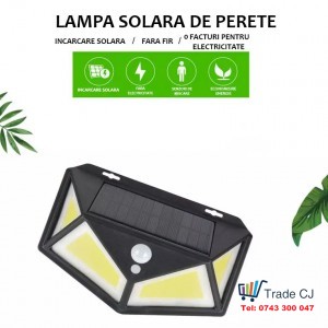 Lamp with Solar Charging 100 LEDs