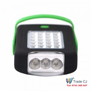 Portable flashlight 23 led with magnetic foot and hook 2 mode