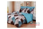 Double Bed Linen Set – 6 Pieces, Finet Fabric, Fitted Sheet 230x250cm, Checkered Design