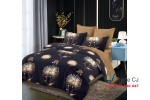 Double Bed Linen Set – 6 Pieces, Finet Fabric, Fitted Sheet 230x250cm, Dandelion Design