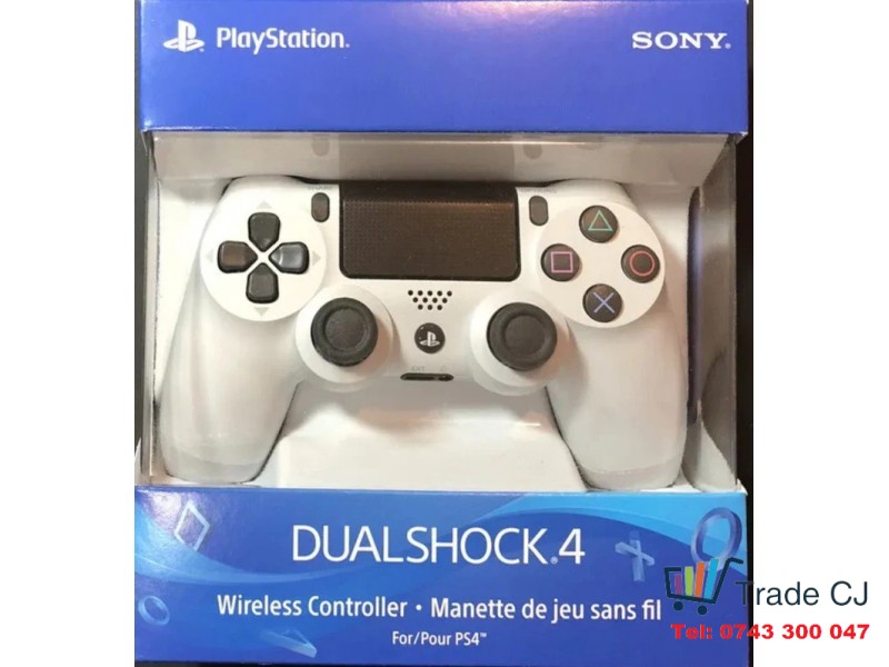 White Wireless PS4 Controller / Joystick Compatible with PS4 and PS5