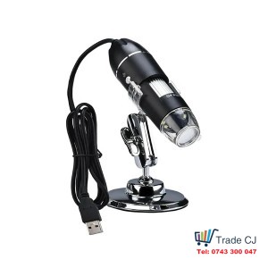 Digital microscope with zoom and USB illumination 1000x