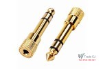Socket audio adapter Jack 6.5mm male to 3.5mm female