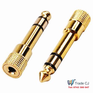 Socket audio adapter Jack 6.5mm male to 3.5mm female