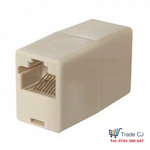 Network extension plug RJ 45 UTP for 8 wires
