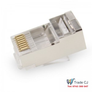 Shielded network plug 8P8C STP RJ 45 for FTP,SFTP Cat 6