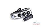 Triple Car Socket + USB For Lighter