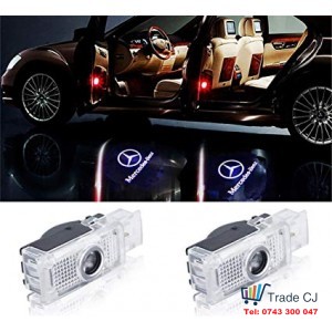 Mercedes Door Projector logo - laser led (logo, hologram)