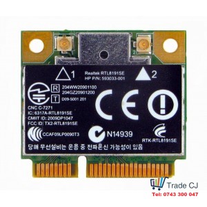 Realtek RTL8191SE Mini PCI-e Half Height Wireless WLan Card with 802.11b/g/n 2.4 Ghz 150mbps