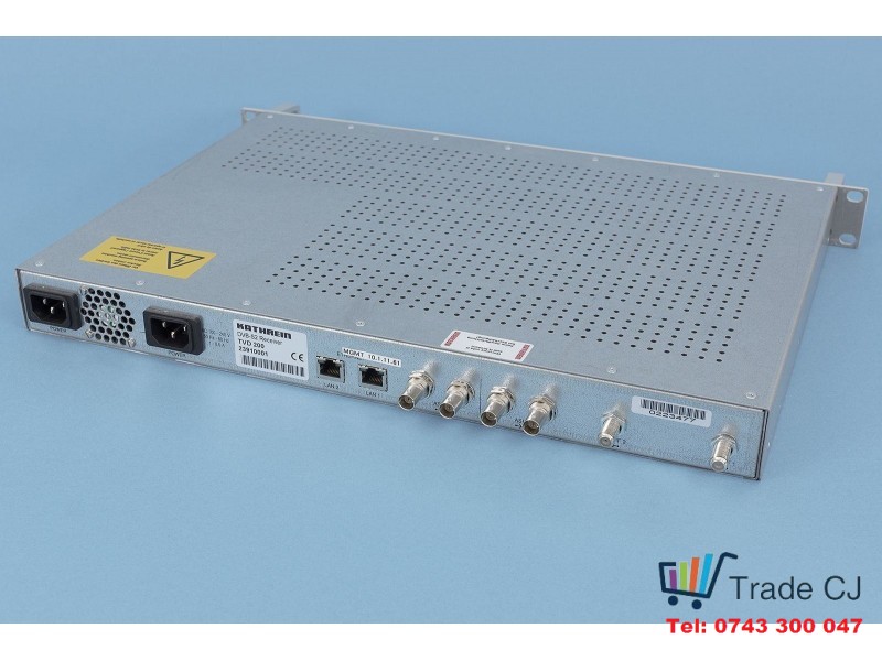 TVD 200 DVB-S/DVB-S2 receiver with RF input, GigEthernet