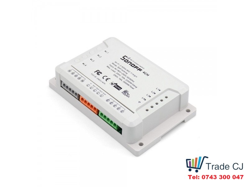 4-channel Sonoff 4CH R2 Wireless Relay