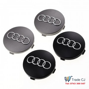 Set of 4 original Audi alloy wheel covers