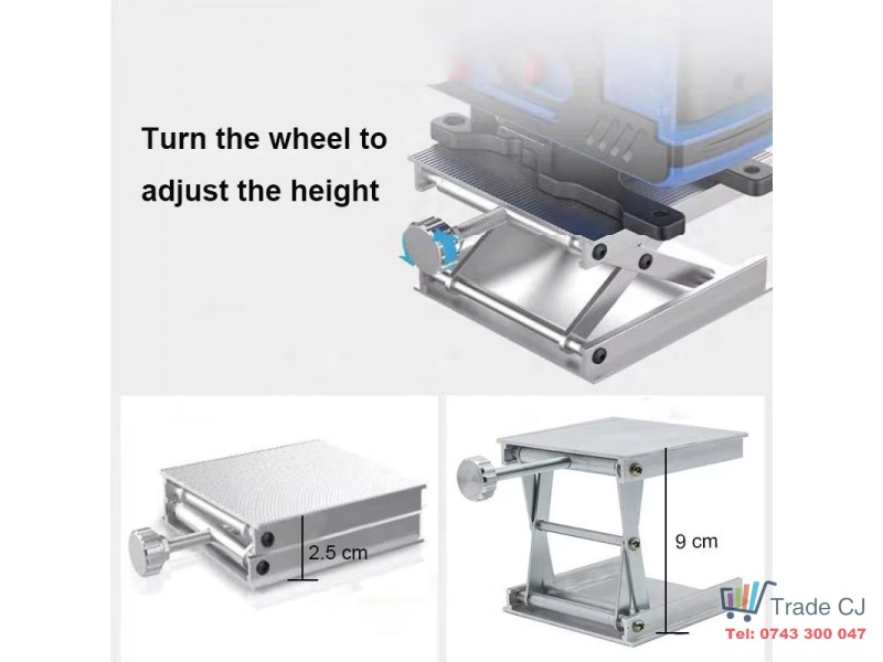 Smartech Laser Level Support Stand, Height Adjustable 2.5-9 cm, Aluminum, Compatible with Bosch, Dewalt, Deko, Hilda, Huepar