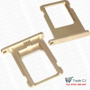 Suport/sertar original cartela SIM Apple Iphone 6 Gold