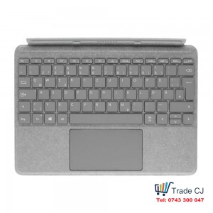 Original Microsoft Surface Go 1,2,3 Tablet Keyboard, DE, Gray Alcantara