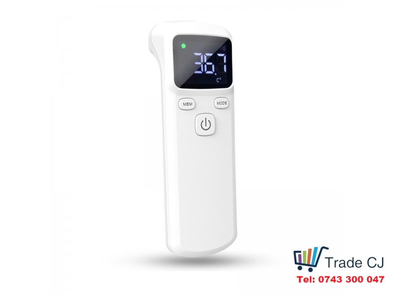 Contactless body thermometer with infrared and LCD display