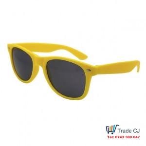 Yellow Unisex non-polaroid sunglasses Free shipping
