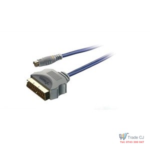 Vivanco Scart Adapter to S-VHS 2m Black